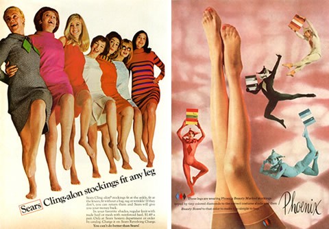 Vintage Stockings Ads