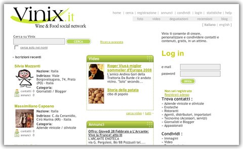 Vinix: un social network dedicato ai vini
