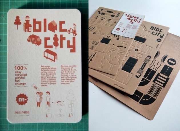 Bloc city — un'intera città da costruire, fatta interamente in cartone