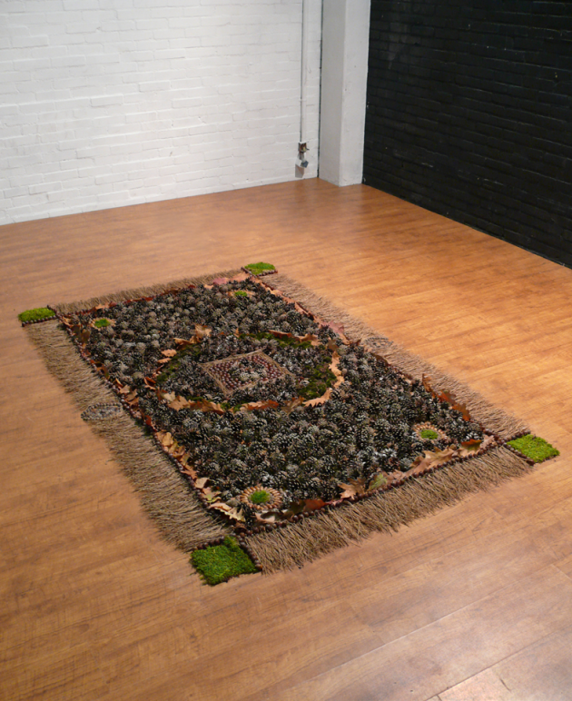 “Forest Carpet”, il primo tappeto realizzato durante la Dutch Design Week, nel 2009